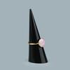 Ring Display Stand Jewelry Rack Solid Circular Cone Shape Ring Photography Presentation Holder Exhibition Storage Rack