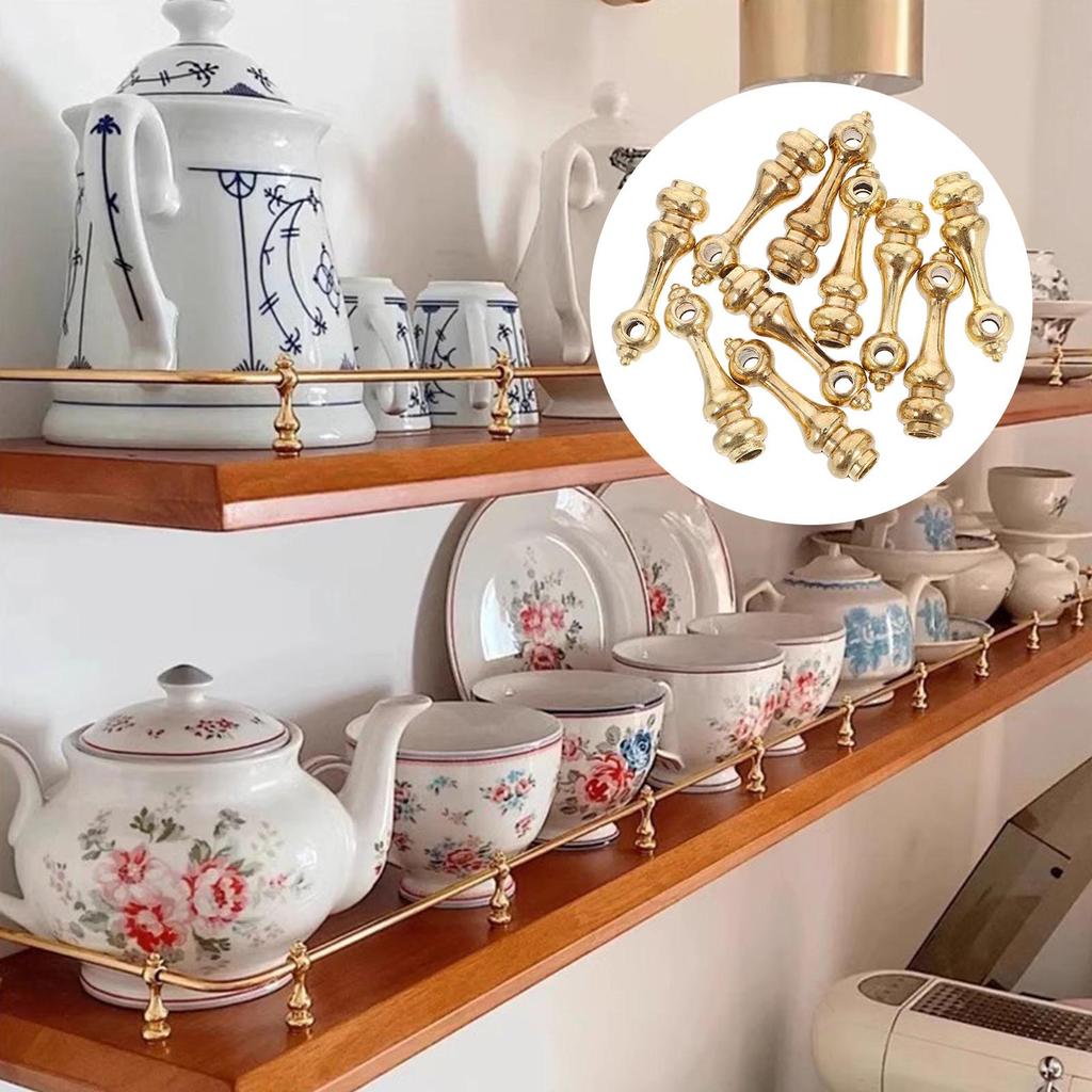 Alloy Railing Post Caps Fence Accessories Wine Cabinet Hardware Furniture Glass Connectors Cart Post Replacement Bracket Poles