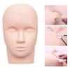 Practice Mannequin Head Easy Attachment Smooth Soft Professional Lash Mannequin Head for Makeup Training