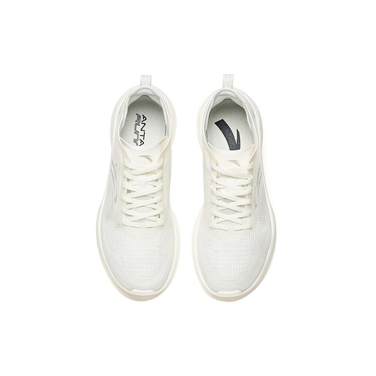 Anta Hydrogen Run 3 Comfortable Shock Absorption Non-Slip Wear-Resistant Low-Top Running Shoes Women Running Shoes White 122125540-2