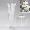 10Pcs Reusable 24Cm 30Cm Cake Dowels White Plastic Cake Support Rods Straws