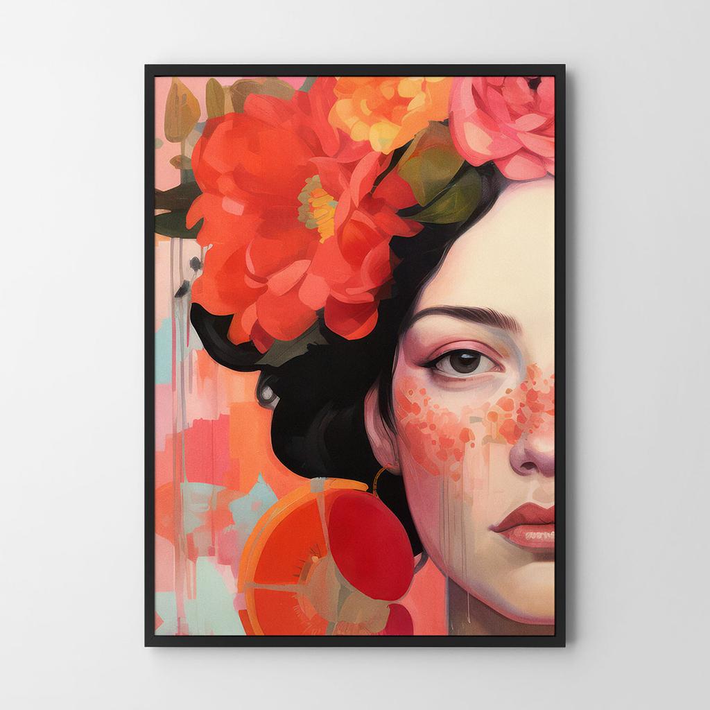 Poster Portrait Flowers