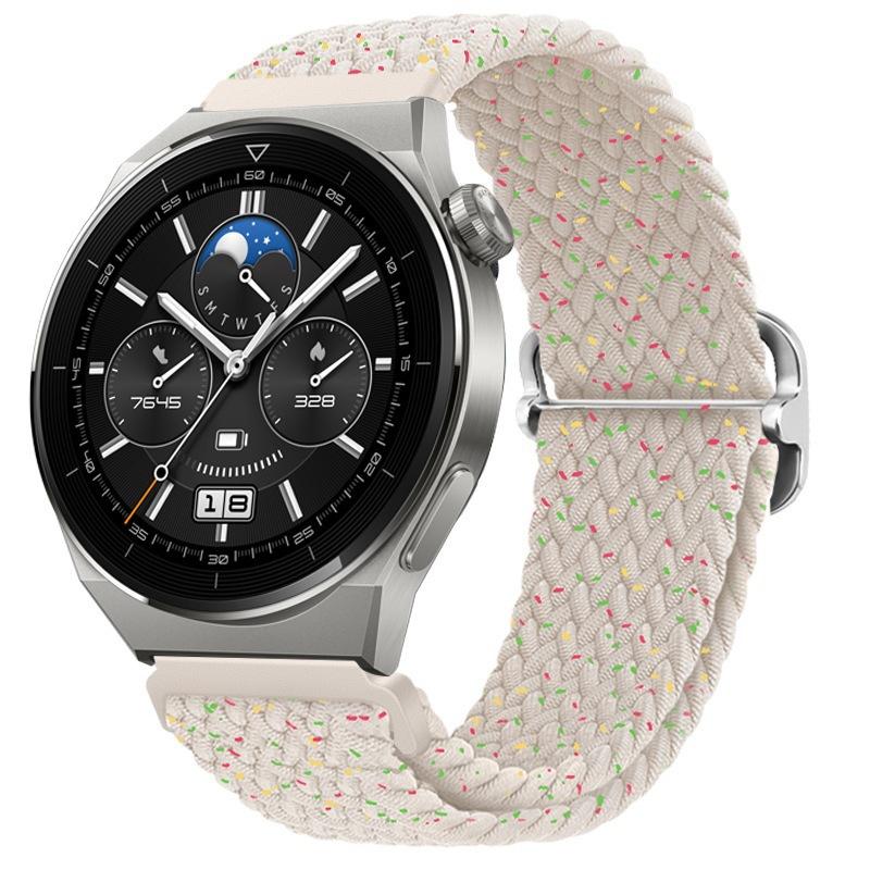 Плетеный ремешок 22 мм 20 мм для Huawei Watch 3/4/GT/5/6/Pro 46 мм Нейлоновый петлевой браслет для Samsung Galaxy Watch 7/6/Classic/5/Pro