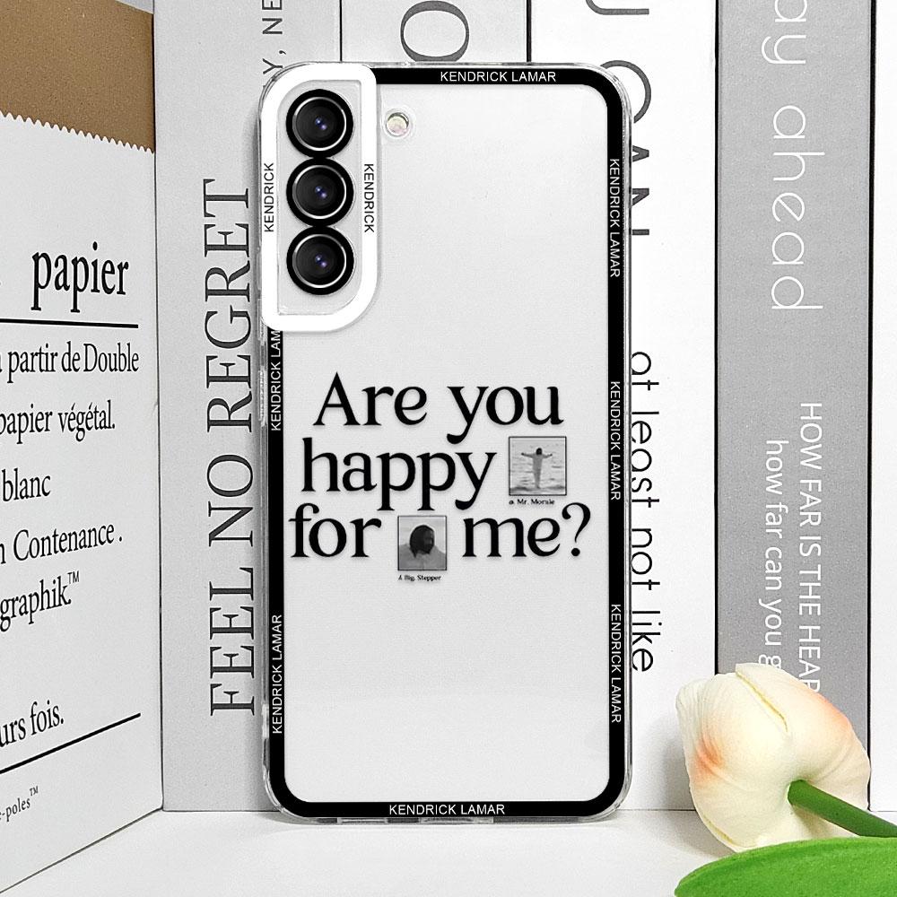 Чехол для телефона рэпера Кендрика Ламара для Samsung Galaxy S25 S24 S23 S21 Ultra FE Прозрачные Мягкие Чехлы для Samsung S22 Plus Fundas