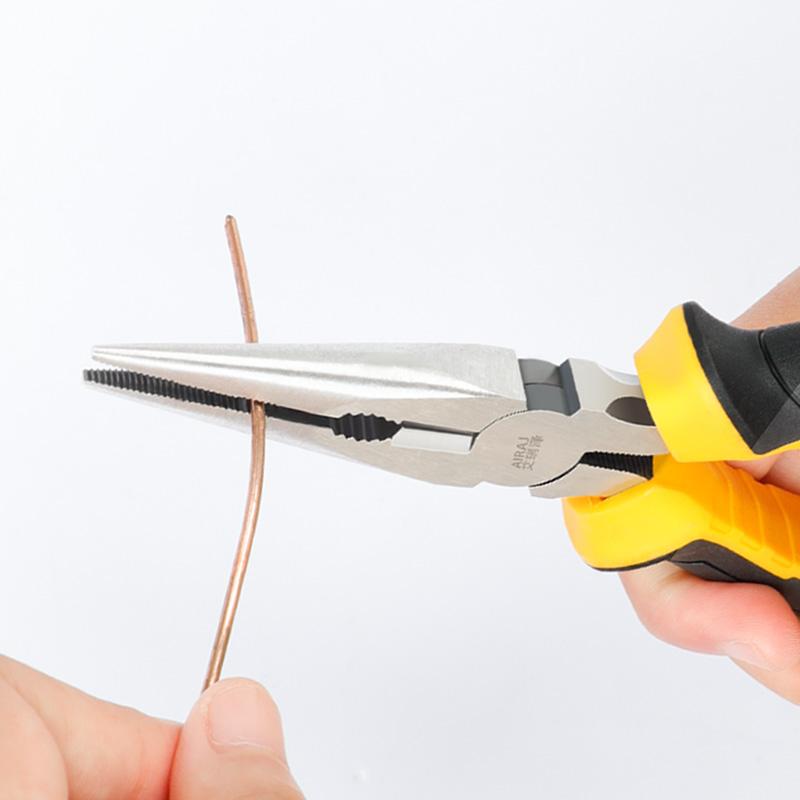 Плоскогубцы AIRAJ 6/8 дюйма, острые, с большим раскрытием, для зачистки проводов, многофункциональные ручные инструменты промышленного класса