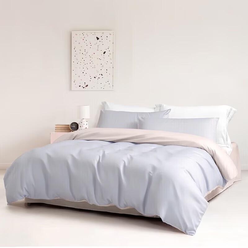 Mercury Home Textiles Нано-волокно Жемчужное Матовый Однотонный Комплект Постельного Белья из Четырех Предметов