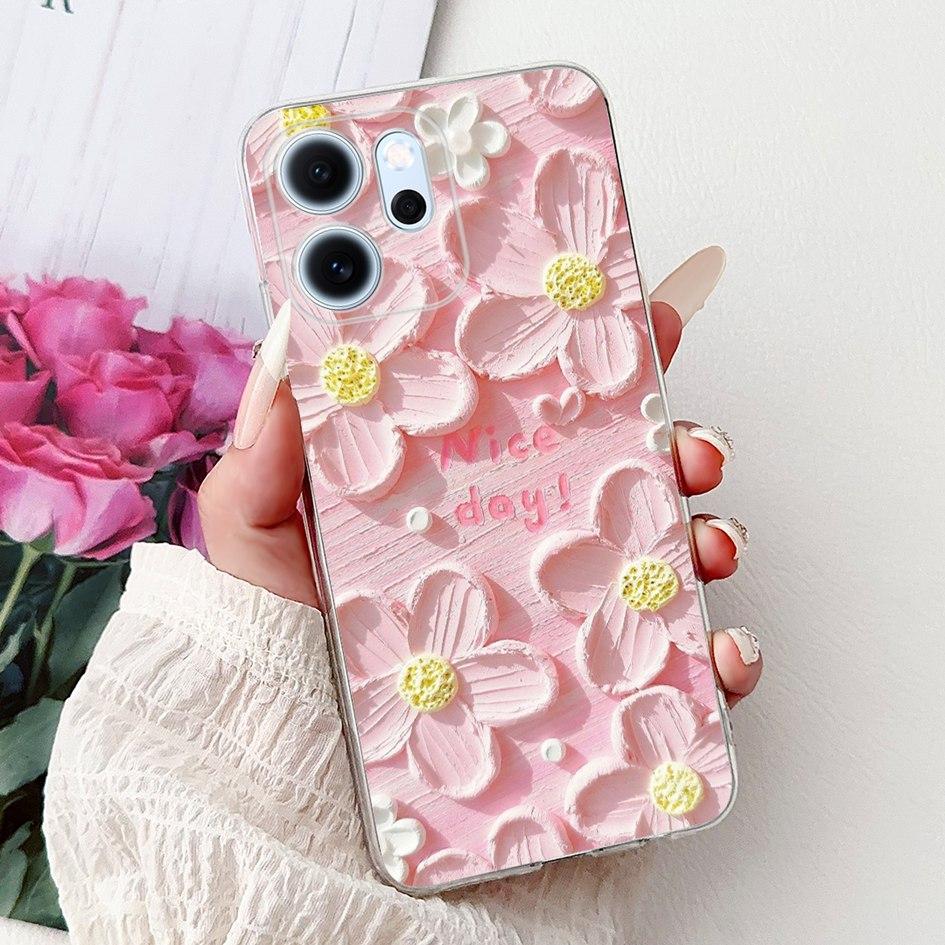For Cover OPPO Reno 14F 2025 Case Reno14F Popular Bamboo Bowknot Soft Silicone Clear TPU Bumper For OPPO Reno14 F CPH2743 Shells