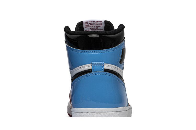 Мужские кроссовки Nike Jordan 1 Retro High Fearless UNC Chicago Белые/Университетский синий-Ярко-красный-Черный
