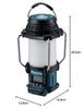 Makita MR054 Rechargeable Lantern Radio, 18V/14.4V (Battery and Charger Sold Separately)