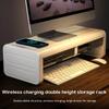 Подставка для настольного компьютера Офисные столы Подставка для экрана дисплея Подставка для хранения клавиатуры Сортировочная стойка Беспроводная зарядка