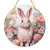 Пасхальный кулон, подвесное украшение с шнурком, легко подвешивается, узор кролика, широкое применение, акриловый кулон на окно