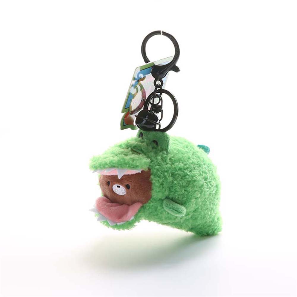 Chick Beep Crocodile Pendants Soft Plush Animal Key Ring Kawaii Cartoon Bear Doll Gifts