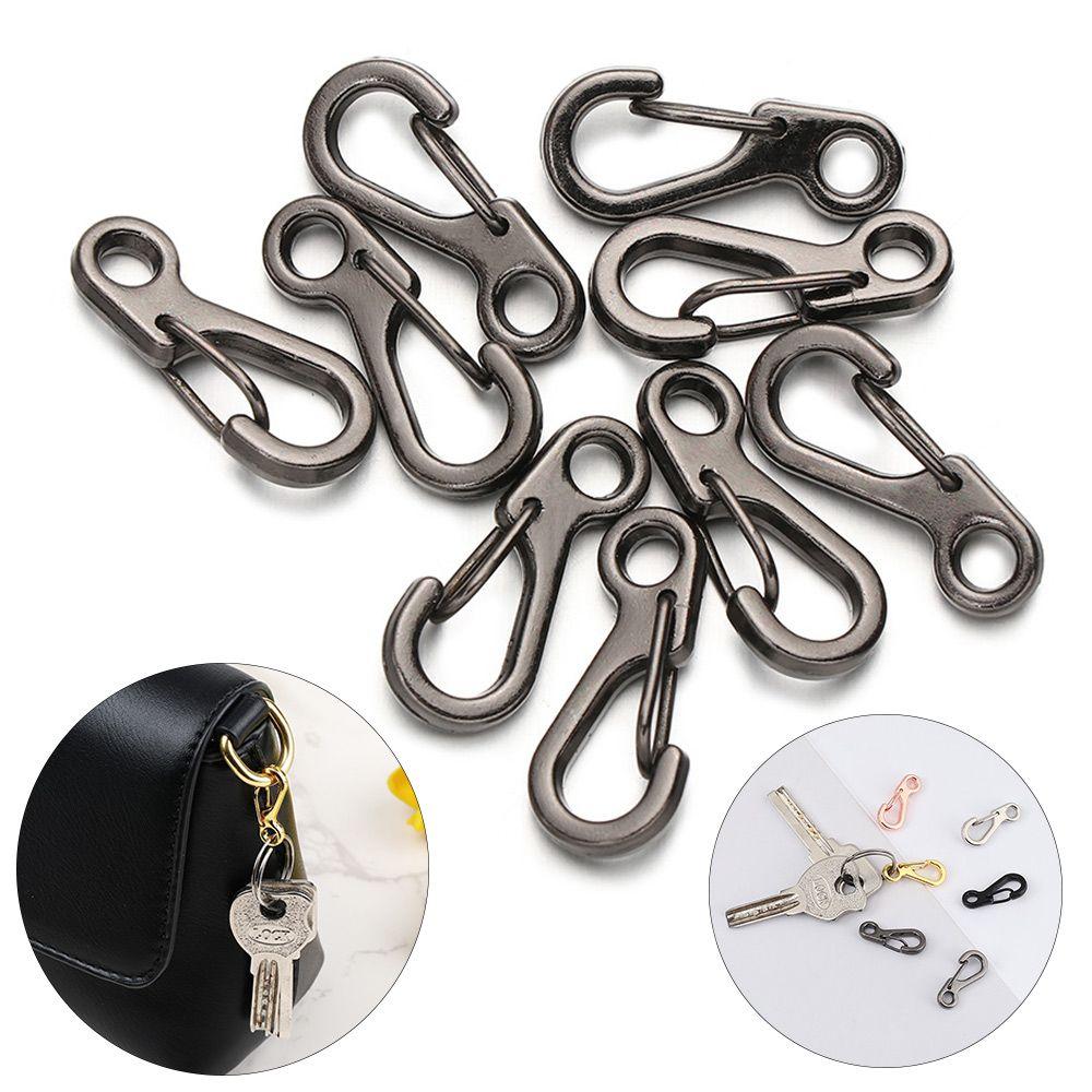 DIY KeyChain Bag Part Accessories Collar Carabiner Snap Hook Lobster Clasp Bags Strap Buckles
