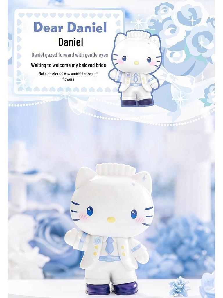 Серия «Романтическая свадьба семьи Sanrio» Милая кукла-фигурка Украшение