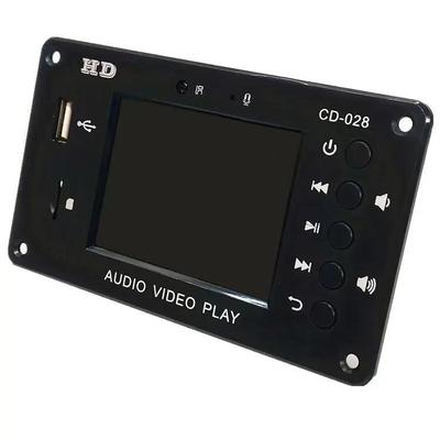 HD Автомобильный MP5 Плеер с Bluetooth 5.0, Календарем, Часами, Будильником, 2,8-дюймовым TFT Экраном и FM-радио.