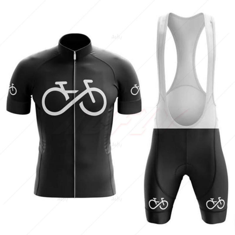 Men Women Cycling Jersey Set Short Sleeve Breathable Road Bike Apparel Riding Kit
