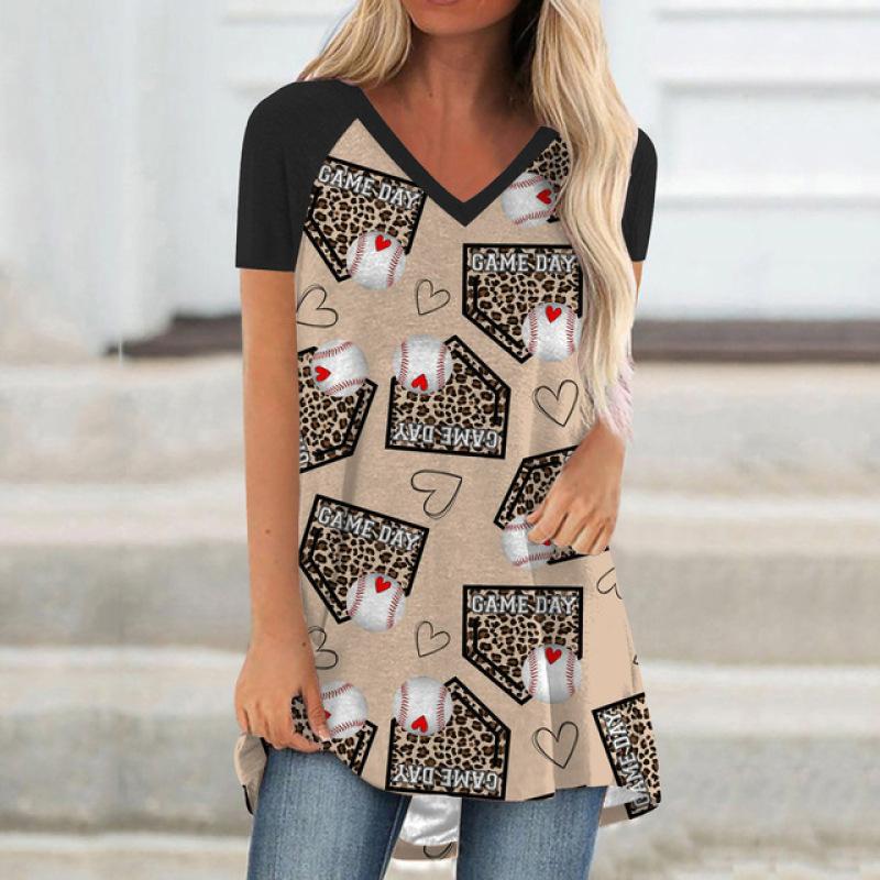 3D-принт с круглым вырезом, летний стиль Харадзюку, женский персонализированный камуфляж, модные удобные футболки с коротким рукавом, пуловер