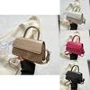 Trendy Street Style Crossbody Bag Chic Handheld Small Square Purse For Daily Use