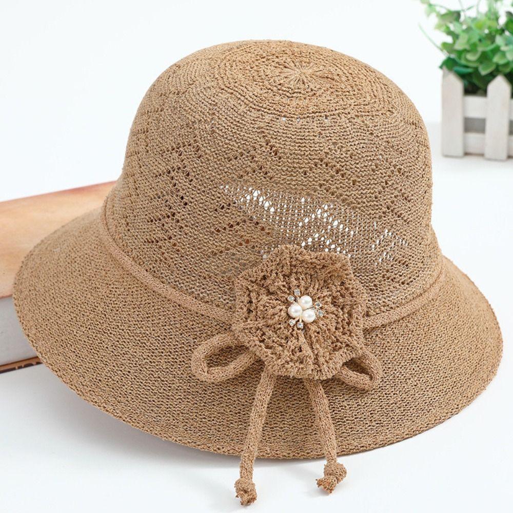 Дышащая шляпа-ведро с козырьком из плетеной ткани, новая пляжная кепка для путешествий на открытом воздухе