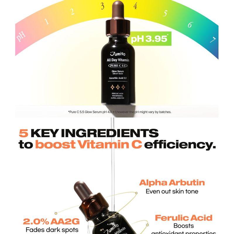 jumiso All Day Vitamin Pure C 5.5 Сыворотка для сияния 30 мл