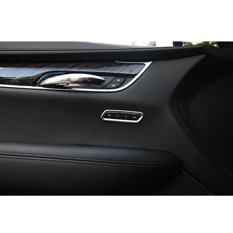 For Cadillac XT5 2016 2017 2018 ABS Plastic Car Seat Memory Switch Frame Trim Auto Interior Accessories
