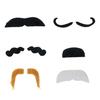 Fiestas Guirca Assorted Designs Moustache (Pack of 6)