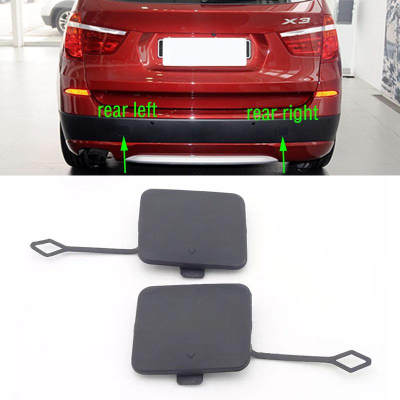 For BMW X3 F25 2011 2012 2013 2014 Car Front Rear Bumper Tow Hook Cover Cap Trailer Hauling Eye Lid 51117210474