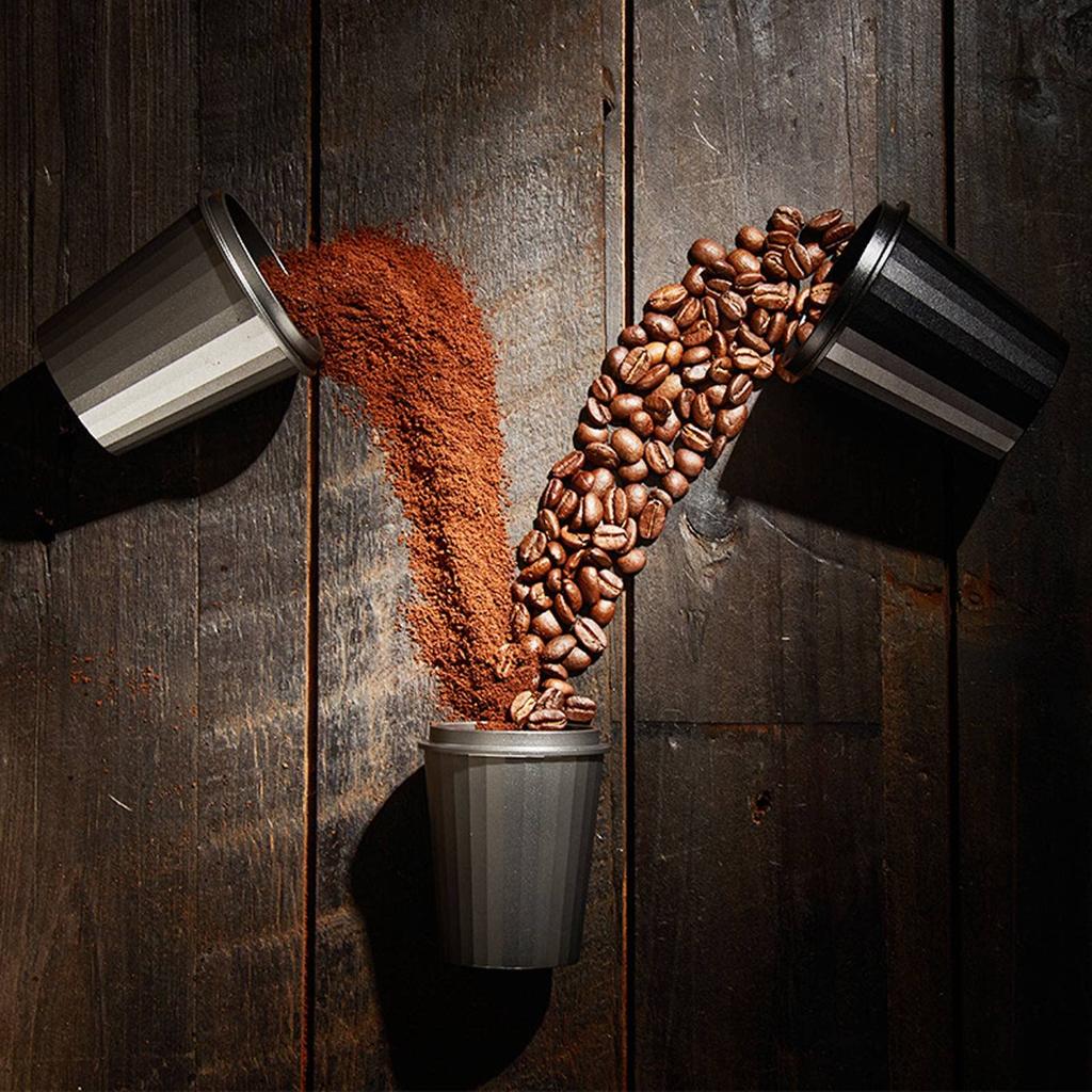 Дозирование кофе Большая алюминиевая чашка для дозирования кофе Посудомоечная машина Кофе Кофемашина Чашка, Защита от разлета порошка, Вместимость, 54 мм, Сплав, Чашка, Безопасный, Порошок,