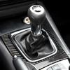 Для Mazda 3 Axela 2017-2018 настоящее углеродное волокно, наклейка для переключения передач, отделка, аксессуары для салона автомобиля, салон автомобиля