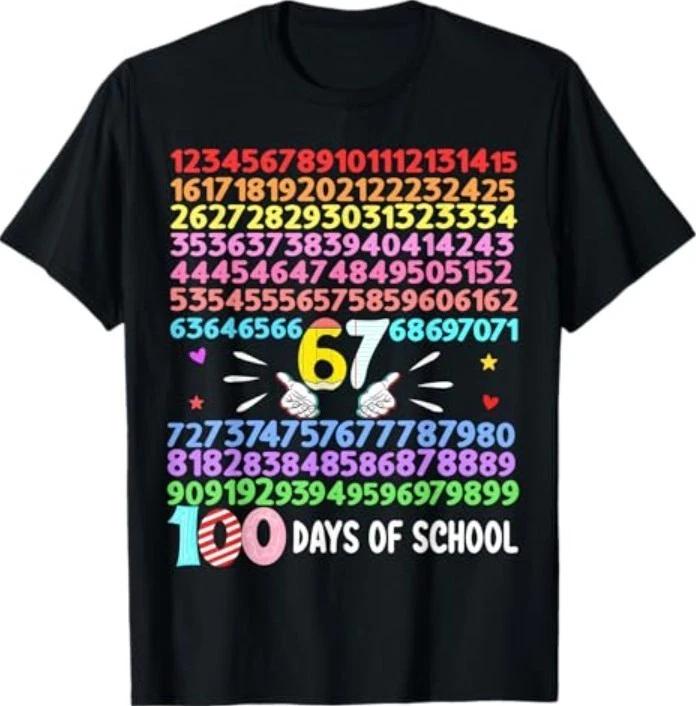 Happy 100 Days of School Smarter 67 Teacher T-Shirt