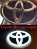 1 шт. Toyota 16 см 4D Светящийся Логотип на Переднюю Решетку Радиатора и Багажник Автомобиля Светодиодная Подсветка для Toyota Land Cruiser Prado RAV4 Highlander Camry Аксессуары
