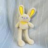 Pulling Ears Rabbit Plush Toy Bag Pendant Bunny Doll Children Keychain Gifts