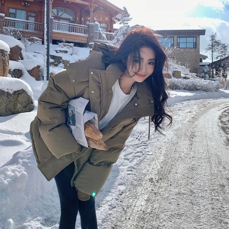 Короткая хлопковая куртка с принтом «Любовное сердце» для мужчин и женщин, куртка для пар, теплая хлопковая куртка, модная женская повседневная куртка, верхняя одежда