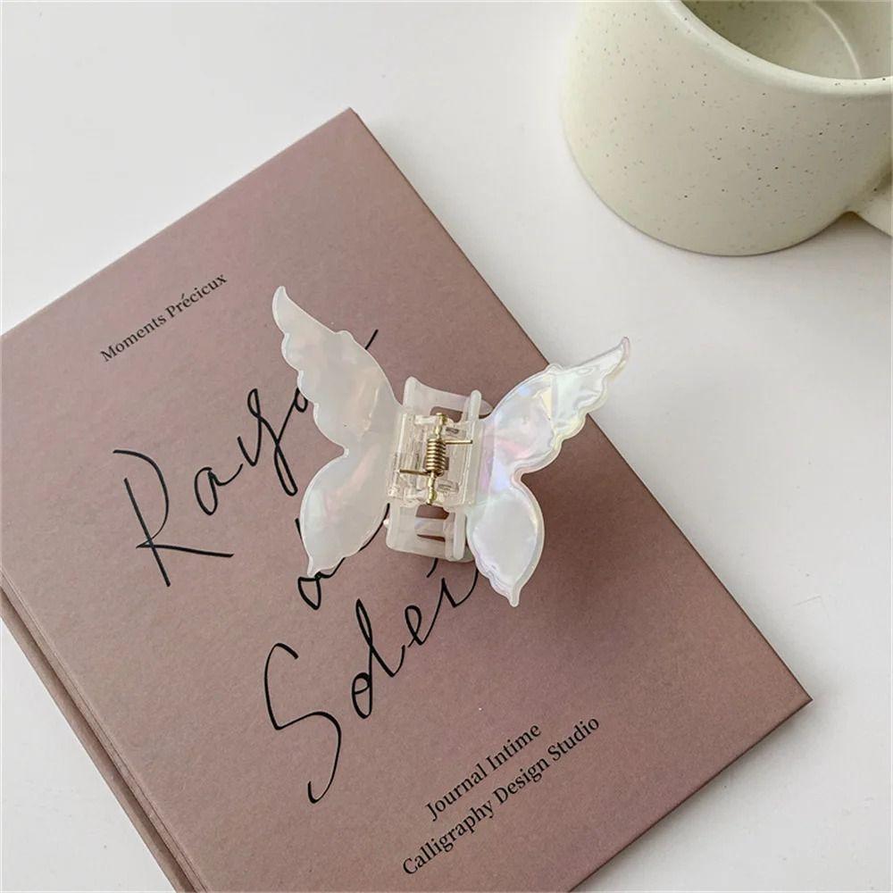 Acetate Fiber Butterfly Hair Claw Colorful Hair Clamps New Hair Clip