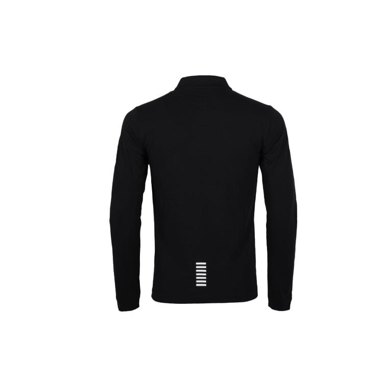Emporio Armani Мужская футболка-поло EA7 Черная 8NPF05-PJM5Z-1200