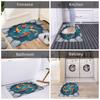 3D Stone Front Door Mat Trap Optical Visual Illusion Rugs Entrance Brick Bottomless Hole Area Rug  Playroom Floor Carpet Mat
