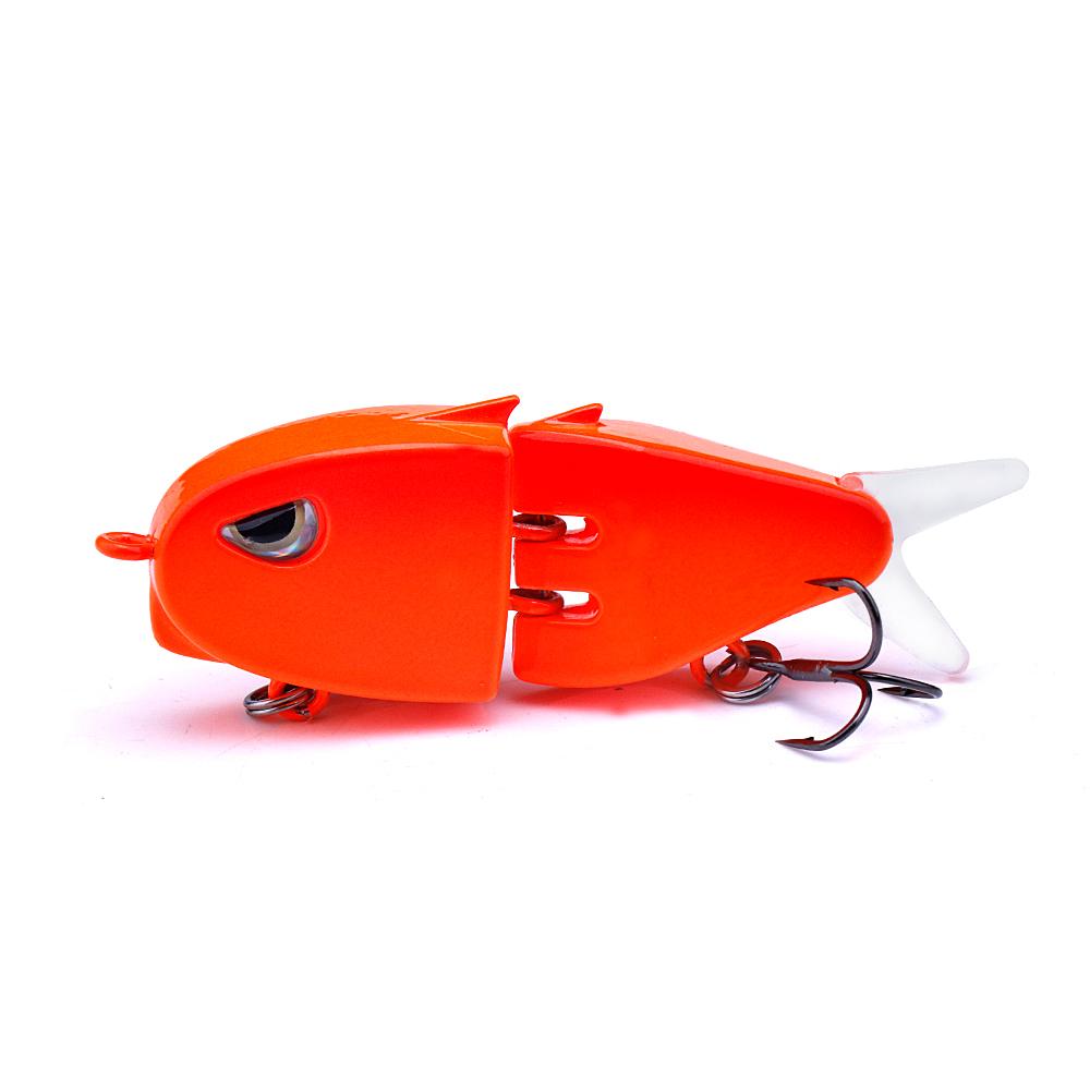 60мм Составной Свимбейт Крэнкбейт Рыболовная Приманка Реалистичная Многосекционная Жесткая Приманка для Щуки Окуня Окуня Воблер Рыболовные Снасти