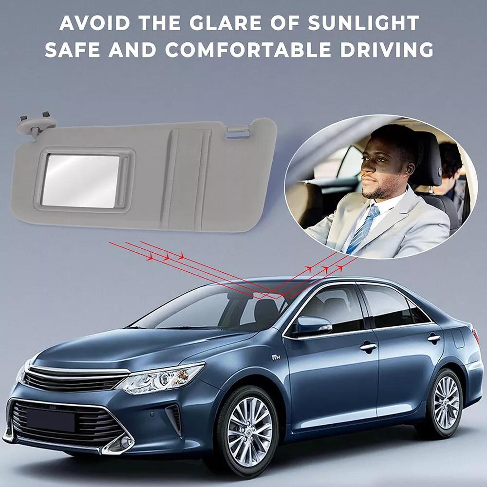 Солнцезащитный козырек с подсветкой для Toyota Camry 2007-2011 74320-06800-B0 74310-06770-B0 Левый и правый водительский пассажирский козырек солнцезащитный козырек