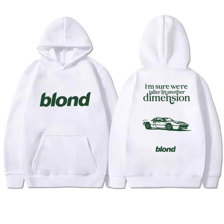 Hot Sale Frank Ocean Blonde Album Double Sided printed Hoodies Men Women harajuku fashion Y2k Sweatshirt Unisex Fleece pullovers