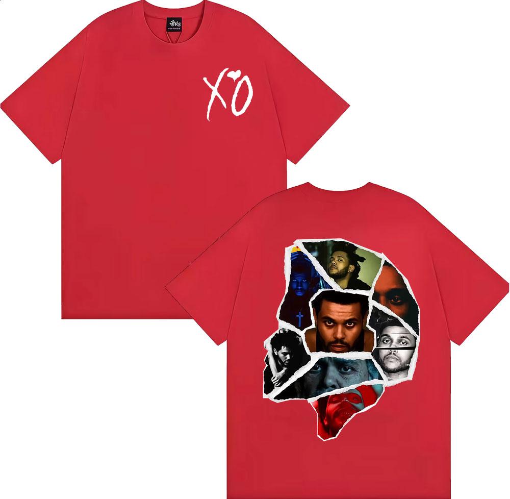 The Weeknd After Hours Til Dawn Album Cover Tshirts Unisex Women Harajuku Hip Hop High Street T Shirt Casual ONeck Cotton Tshirt