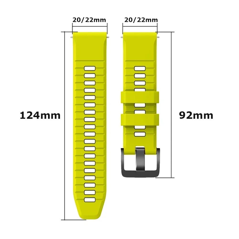 20mm 22mm Strap For POLAR Grit X2 Pro Titan/Grit X Pro Silicone Band For POLAR Vantage M2/V2 SHIFT/IGNITE3 2 Bracelet Wristband