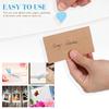 50Pcs Small Love Wooden Clips Photo Fixation Clips for Pictures Painting Crafts Memo Decoration Home Store Use