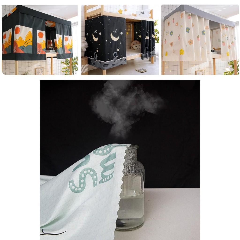 Стильная пылезащитная штора для кровати, идеально подходящая для верхних ярусов в общежитиях