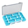 Bait Box Lure Case Double Sided Portable Holder Fishing Tackle Box, Sequin Storage for Camping