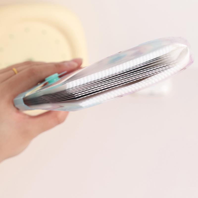 120/240 слотов, книга для хранения наклеек для ногтей, прозрачная/бабочка/цветы/листья, обложка для наклеек для ногтей, альбом для хранения маленьких наклеек