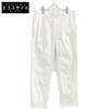 White Center Crease Ankle Length Straight Pants JSPO302900 Bottoms 38 whiteUsed