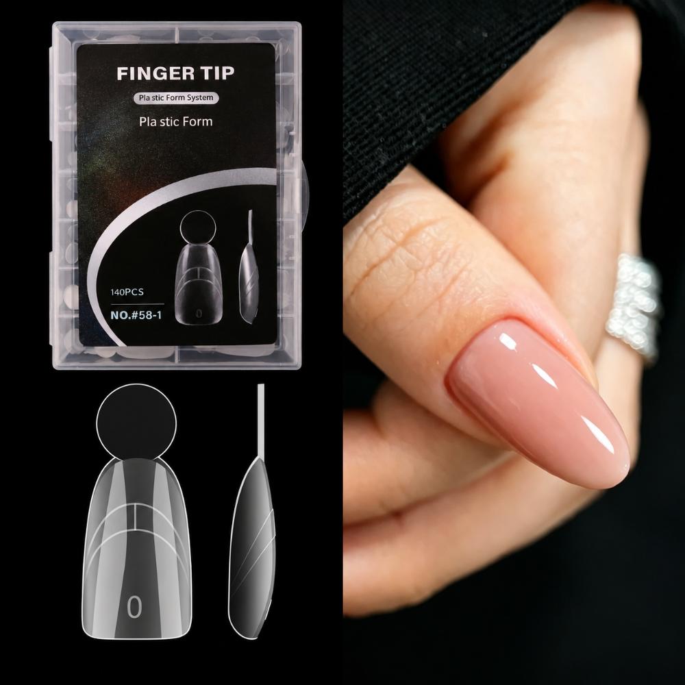 Quick Extension French Nail Dual Forms 14 Sizes Acrylic Nail Art Mold Nail Art