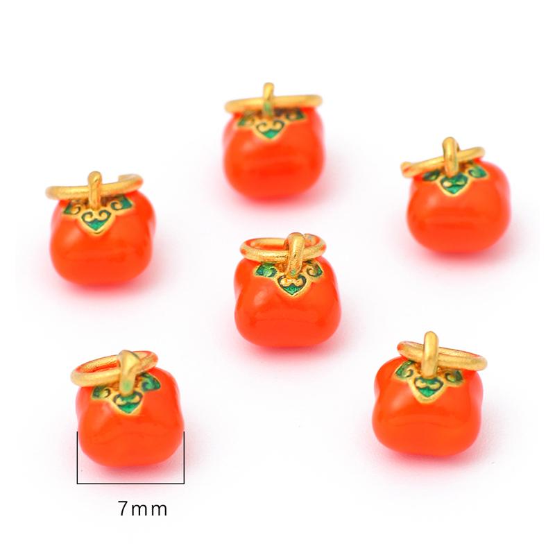 Эмалированная подвеска цвета песочного золота и меди с позолотой для рукоделия и изготовления украшений, 1 шт.