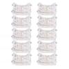 10pcs 8mm COB LED Strip Connector Transparent Strip To Wire Connector  For School
