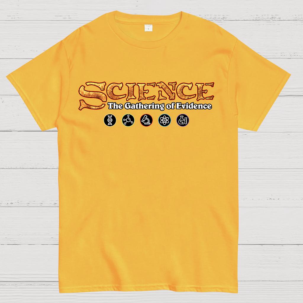 Science The Gathering of Evidence Cotton Summer Casual Cool Loose T-Shirt